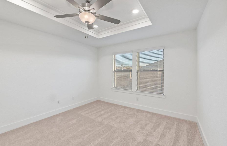 Spacious, unfurnished interior of a new home in Saddleback at Santa Rita Ranch, Liberty Hill (Image 25). Spacious, unfurnished interior of a new home in Saddleback at Santa Rita Ranch, Liberty Hill (Image 25).