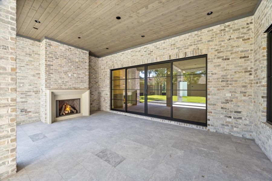 Exterior details and patio area of a home in , Houston (Image 3). Exterior details and patio area of a home in , Houston (Image 3).