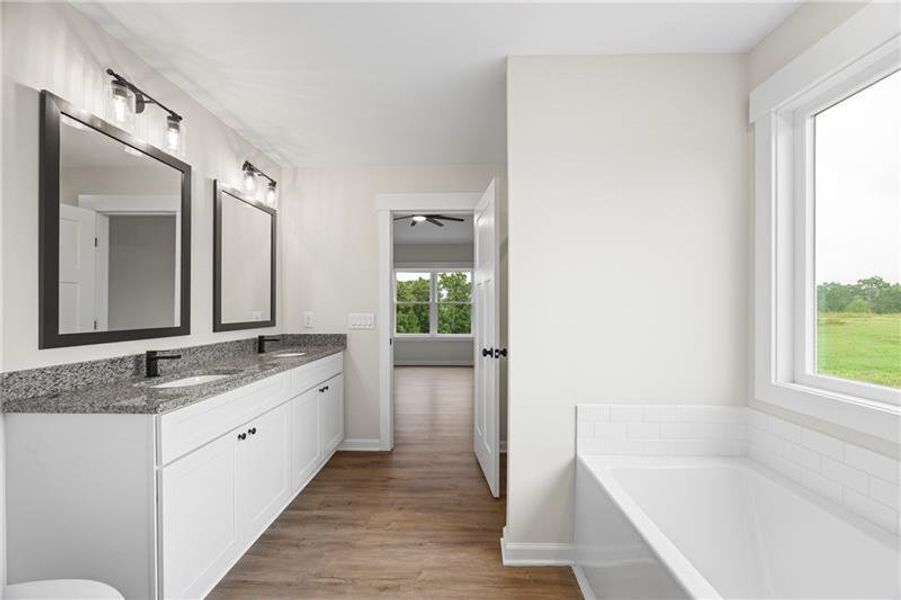 Furnished interior view inside a new home in , Toccoa (Image 8). Furnished interior view inside a new home in , Toccoa (Image 8).