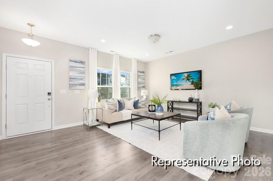 Furnished interior view inside a new home in , Oakboro (Image 10). Furnished interior view inside a new home in , Oakboro (Image 10).