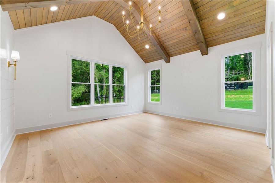 Spacious, unfurnished interior of a new home in , Canton (Image 22).