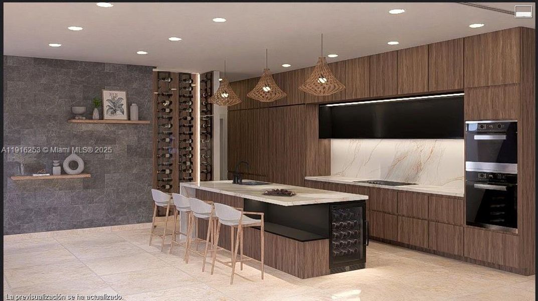 Furnished interior view inside a new home in , Fort Lauderdale (Image 4).