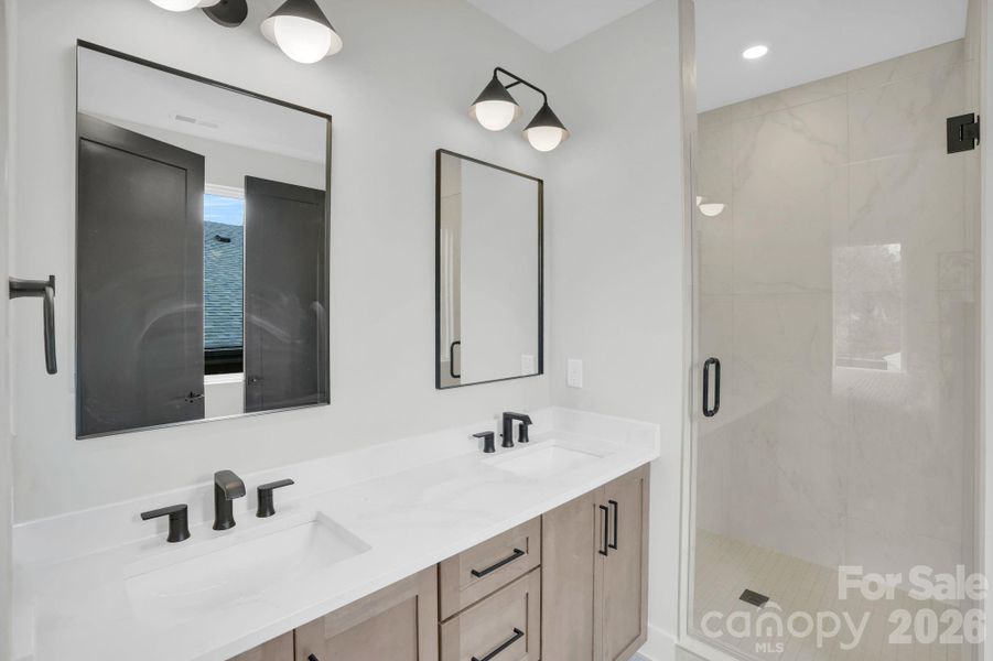 Furnished interior view inside a new home in , Charlotte (Image 37).