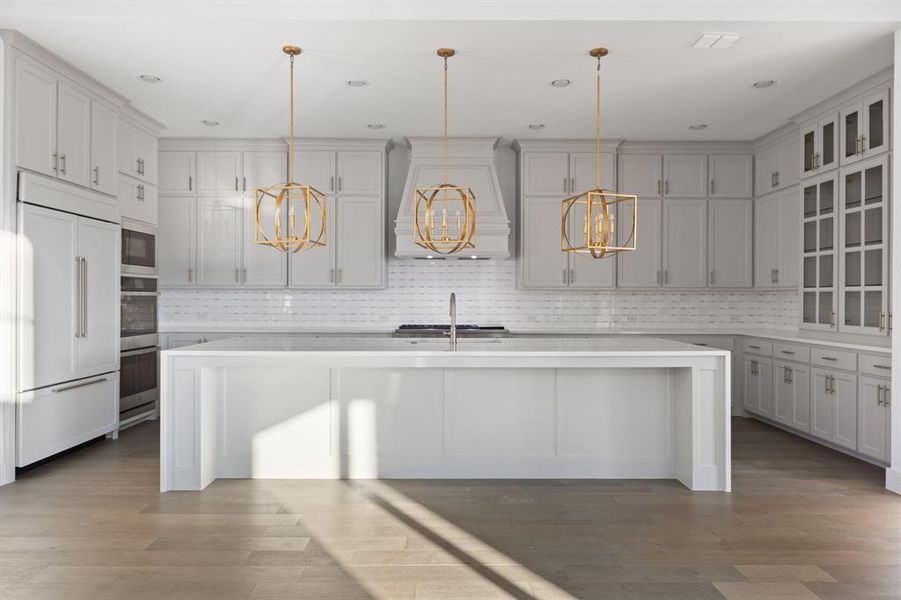 Furnished interior view inside a new home in Fields 60', Frisco (Image 6). Furnished interior view inside a new home in Fields 60', Frisco (Image 6).