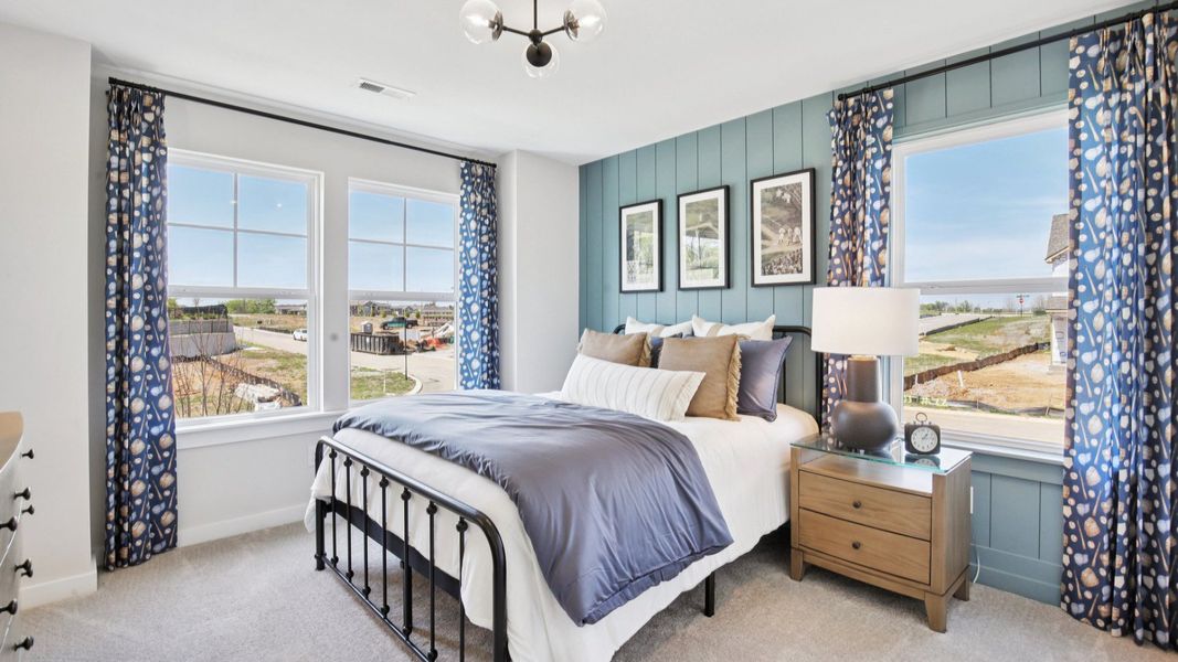 Representative furnished interior of a home built from the Lassiter by DRB Homes in Cottages of Bearwood, Mount Pleasant (Image 40).