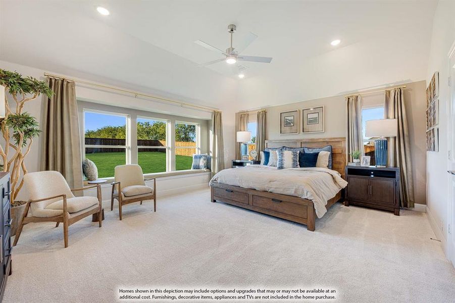 Furnished interior view inside a new home in Sutton Fields, Celina (Image 10).