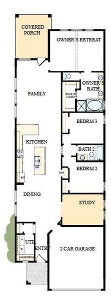 The success of a floor plan is the way you can move through it…You’ll be amazed at how well this home lives…We call it traffic patterns.