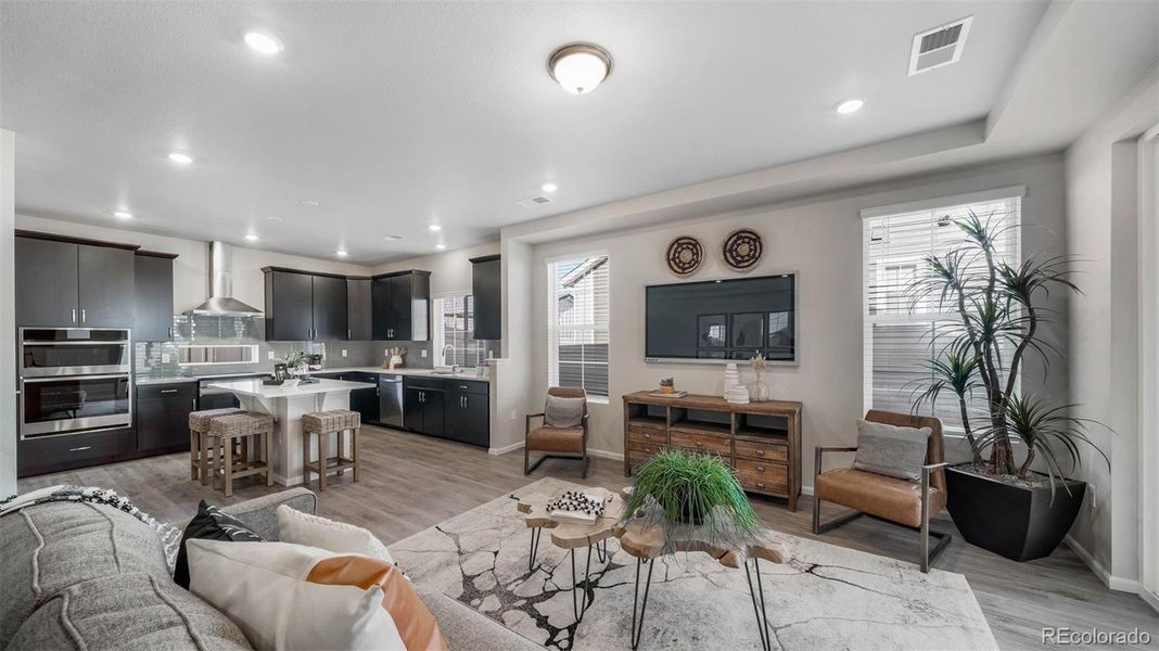 Furnished interior view inside a new home in , Aurora (Image 7).