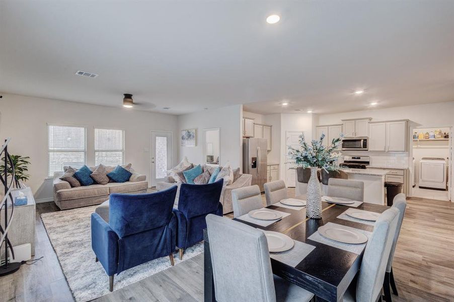 Furnished interior view inside a new home in , Aubrey (Image 15). Furnished interior view inside a new home in , Aubrey (Image 15).