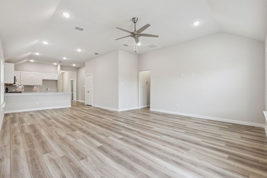 Open Floorplan in the Jade II home plan by Trophy Signature Homes – REPRESENTATIVE PHOTO Open Floorplan in the Jade II home plan by Trophy Signature Homes – REPRESENTATIVE PHOTO