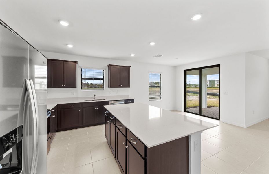 Furnished interior view inside a new home in Whispering Lakes, Lehigh Acres (Image 6).