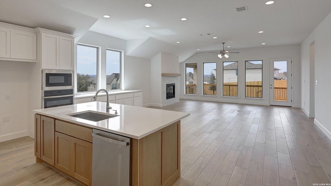 Furnished interior view inside a new home in The Ranches at Creekside, Boerne (Image 7).