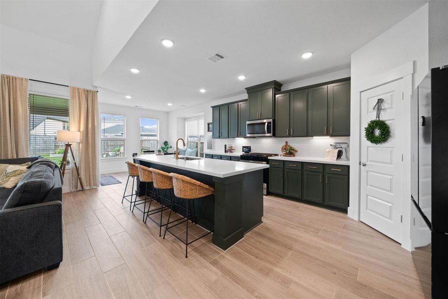 Furnished interior view inside a new home in Sorella, Tomball (Image 14).