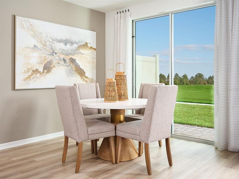Furnished interior view inside a new home in Cagan Crossings West, Clermont (Image 4).