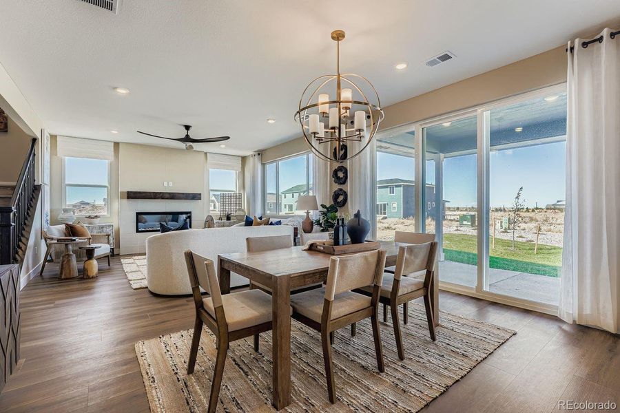 Furnished interior view inside a new home in Wolf Creek Run, Strasburg (Image 13).