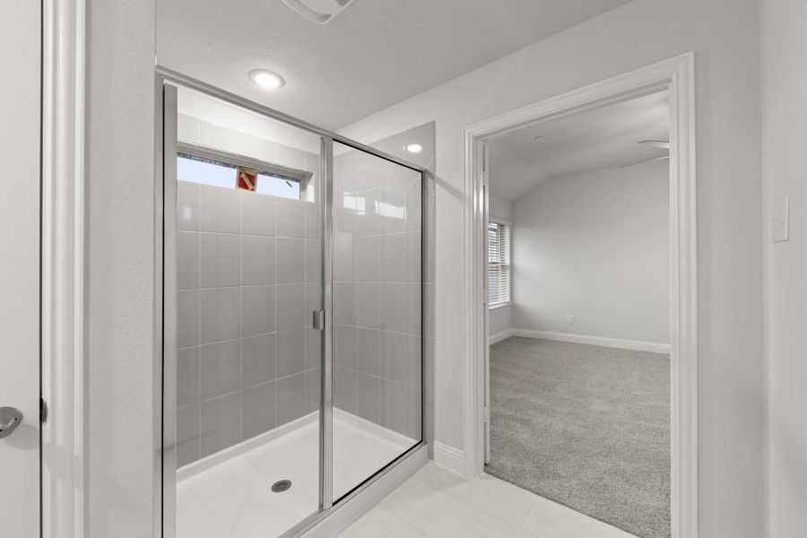 Front exterior of a new home in Sereno Oaks at Buckner Terrace, Dallas, TX, highlighting curb appeal (Image 21).