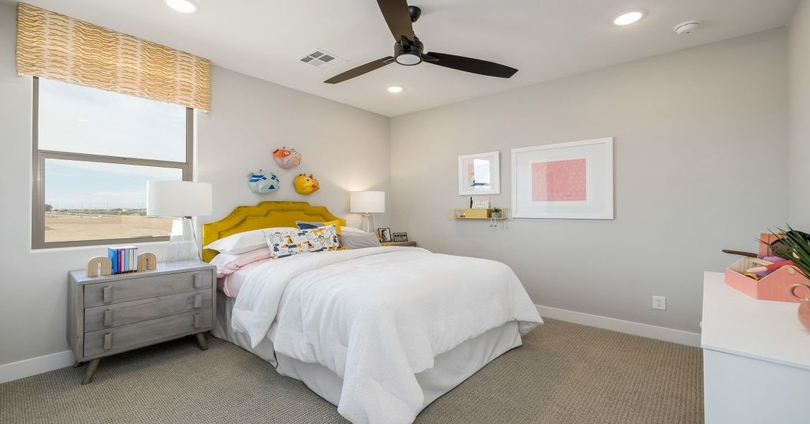 Representative furnished interior of a home built from the Camelback by William Ryan Homes in Alta Vida at Westpark, Buckeye (Image 28).