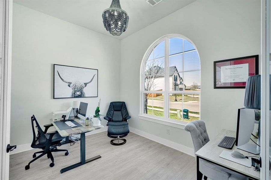 Furnished interior view inside a new home in , Midlothian (Image 11).