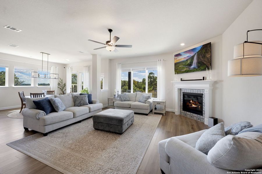 Furnished interior view inside a new home in Meyer Ranch – Legacy Series, New Braunfels (Image 14).