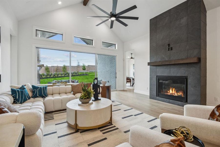 Furnished interior view inside a new home in Canyon Falls 90s, Northlake (Image 14).
