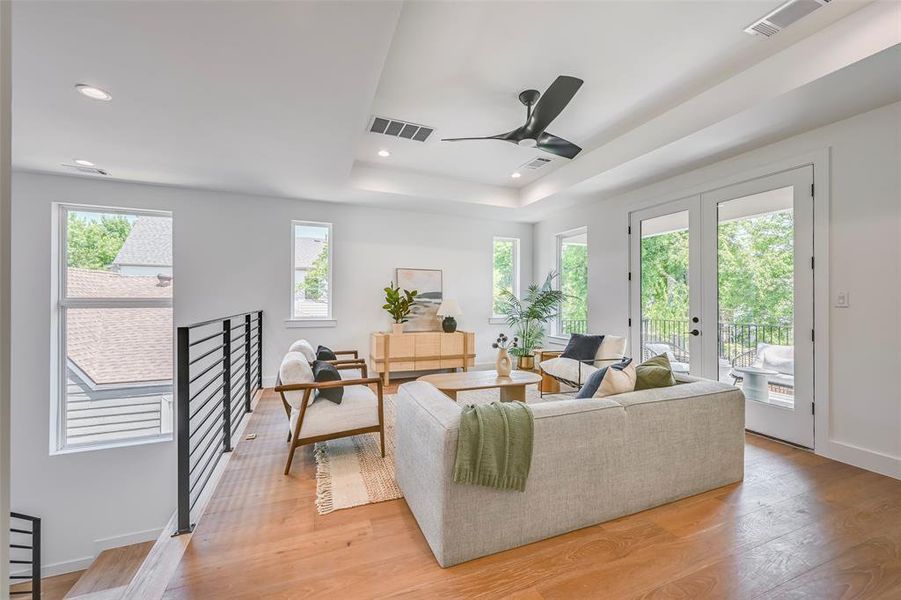 Living room upstairs