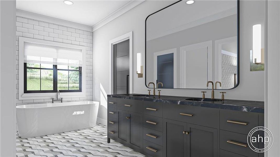 Furnished interior view inside a new home in , Ball Ground (Image 12).