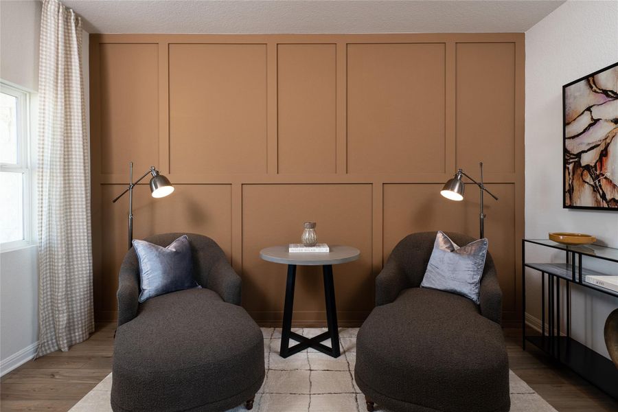 Furnished interior view inside a new home in Covered Bridge, Hutto (Image 14).