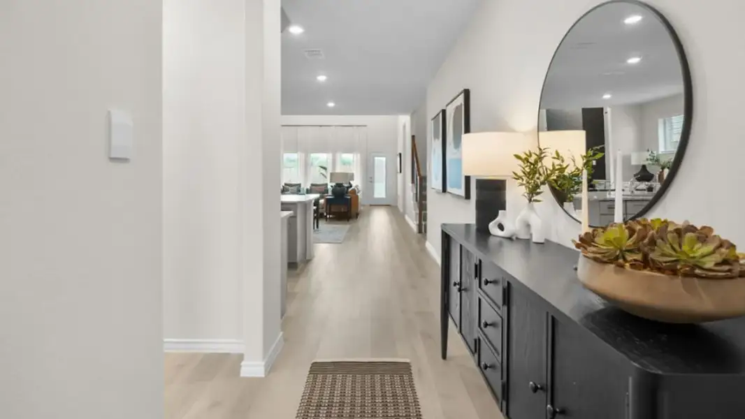 Furnished interior view inside a new home in The Preserve at Forum, Grand Prairie (Image 3).