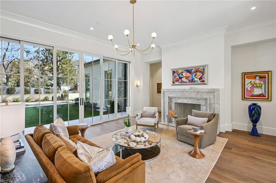 Furnished interior view inside a new home in , Atlanta (Image 59). Furnished interior view inside a new home in , Atlanta (Image 59).