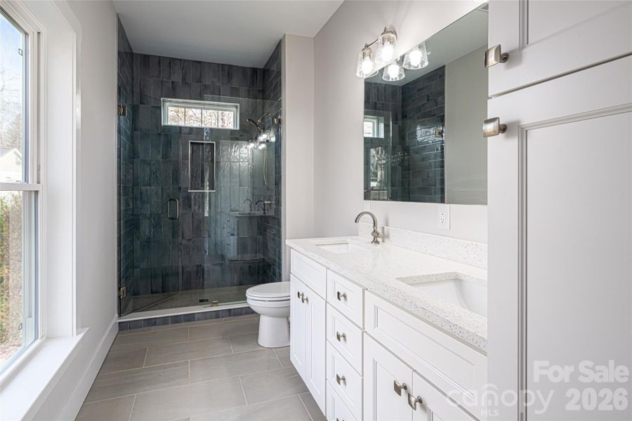 Furnished interior view inside a new home in , Weaverville (Image 11).