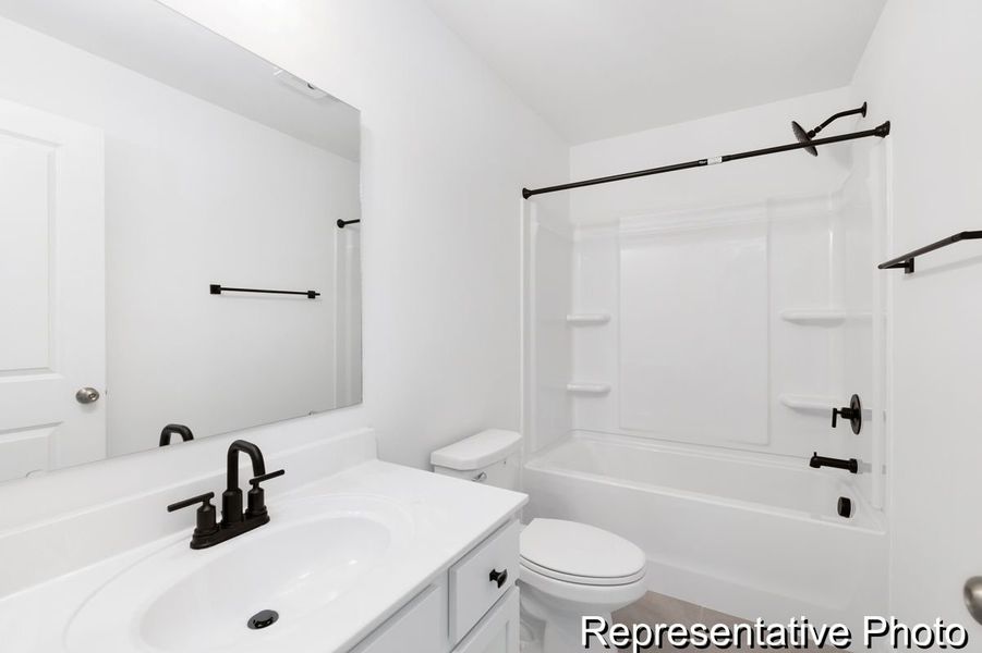 Furnished interior view inside a new home in Reeves Crossing, St. George (Image 14).