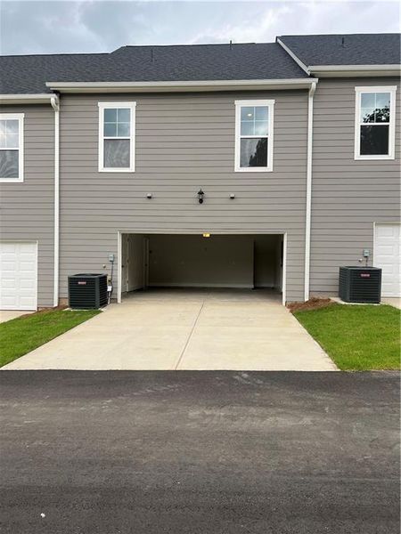 Exterior details and patio area of a home in The Park at Gainesville Township, Gainesville (Image 34). Exterior details and patio area of a home in The Park at Gainesville Township, Gainesville (Image 34).