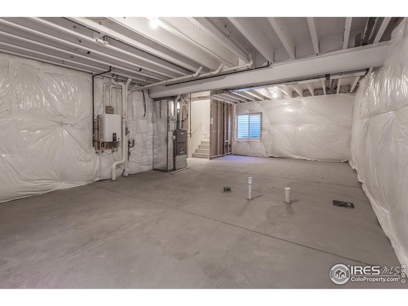 UNFINISHED BASEMENT