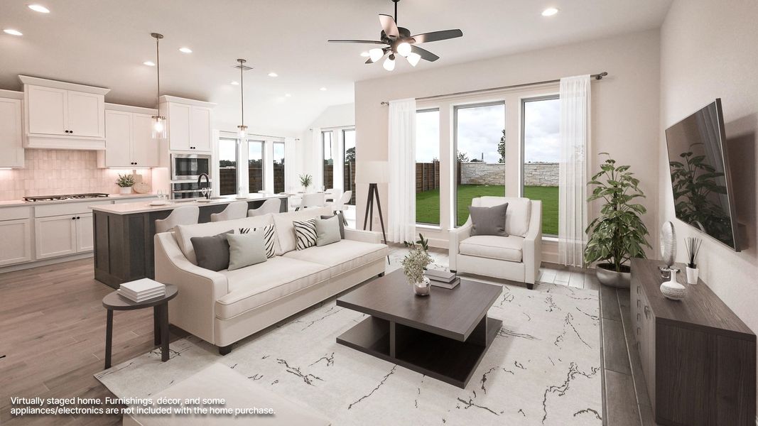 Furnished interior view inside a new home in Juniper Springs, Lockhart (Image 5).