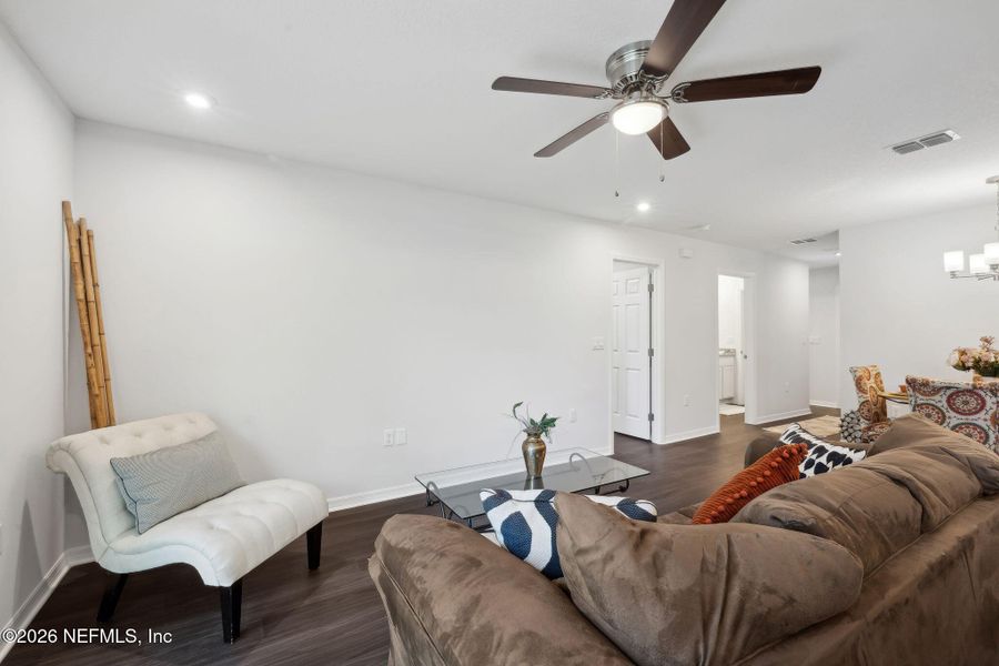 Furnished interior view inside a new home in , Jacksonville (Image 22).
