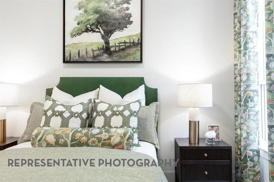 Furnished interior view inside a new home in Tavolo Park, Fort Worth (Image 25).