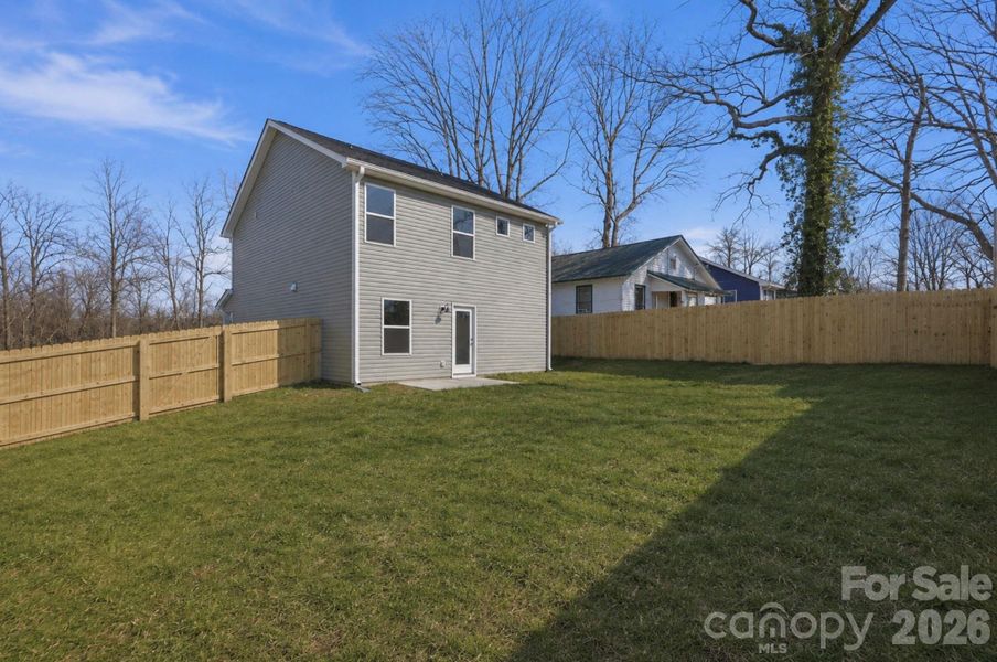 Exterior details and patio area of a home in , Statesville (Image 22).