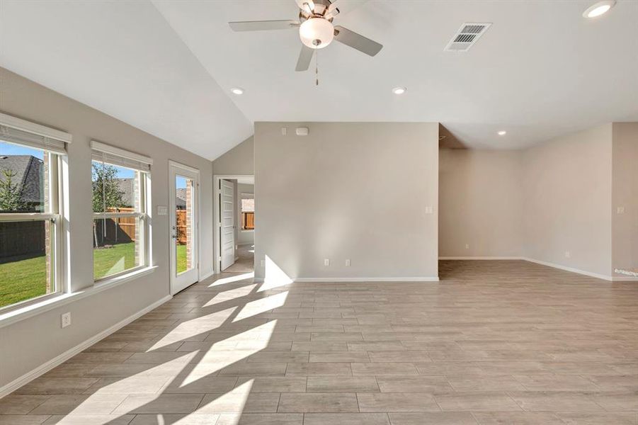 Spacious, unfurnished interior of a new home in Woodstone, Providence Village (Image 31). Spacious, unfurnished interior of a new home in Woodstone, Providence Village (Image 31).