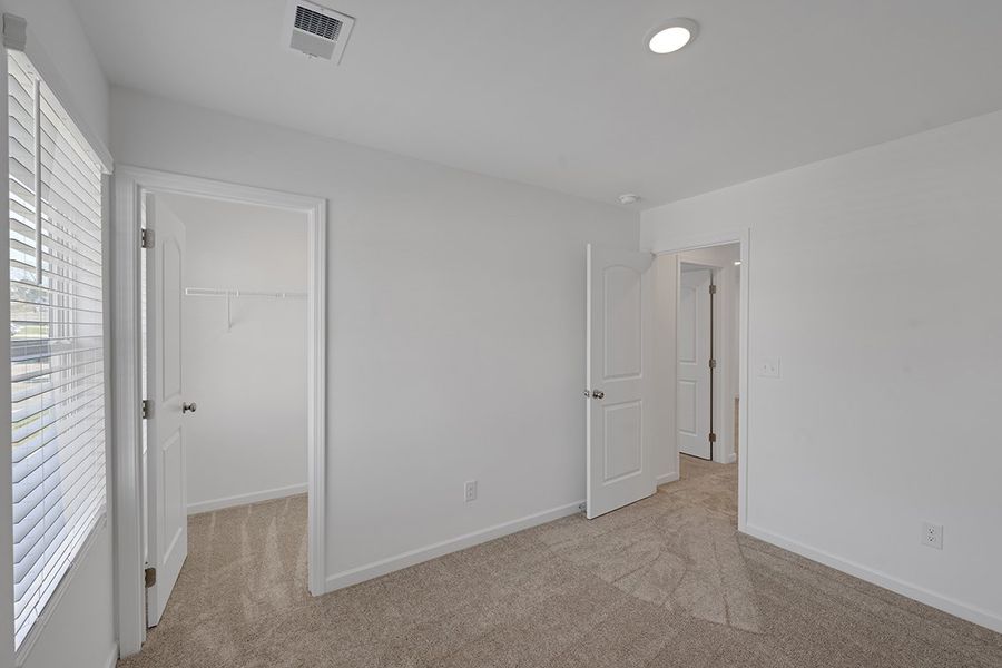 A room with white doors.