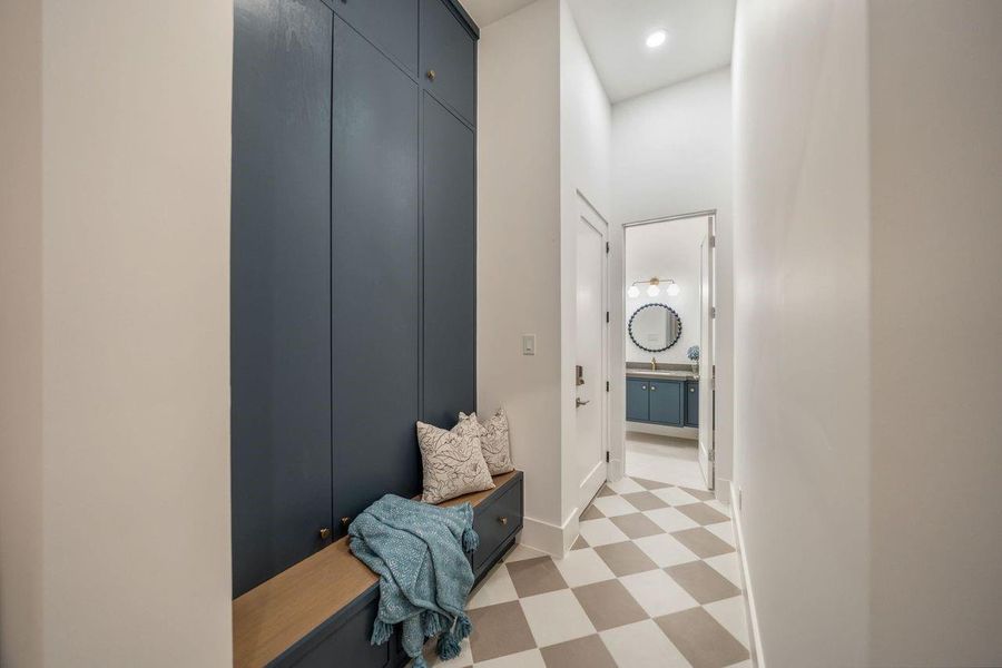 This is the Mud Room right off the Breakfast Room