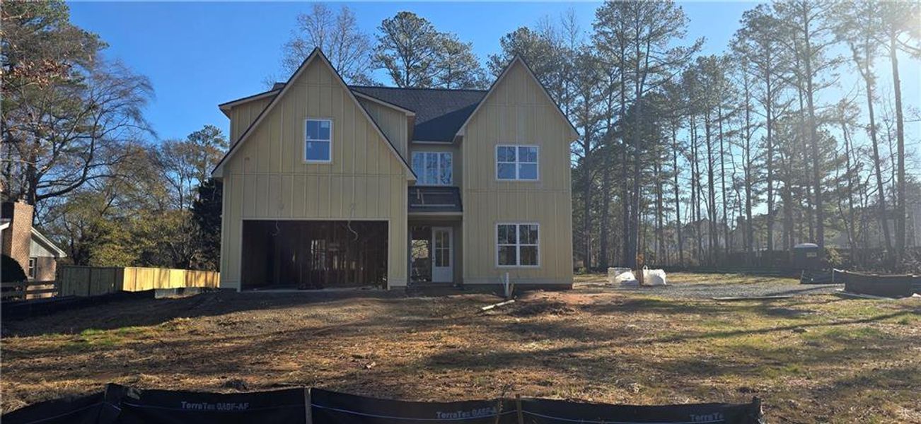 In-progress construction of a new home in , Marietta, GA (Image 22).