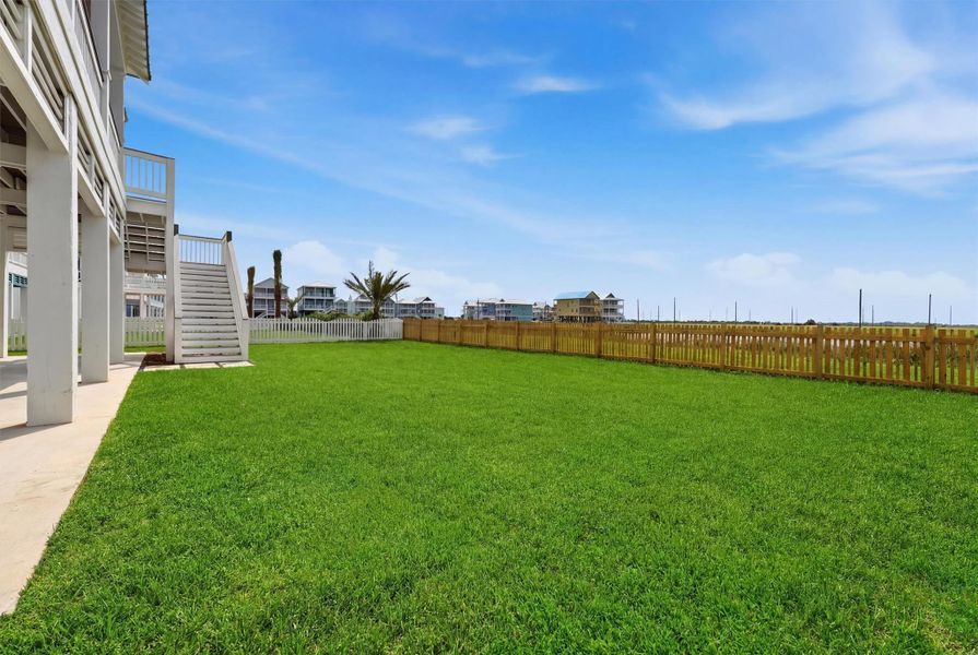 Exterior details and patio area of a home in , Galveston (Image 29). Exterior details and patio area of a home in , Galveston (Image 29).