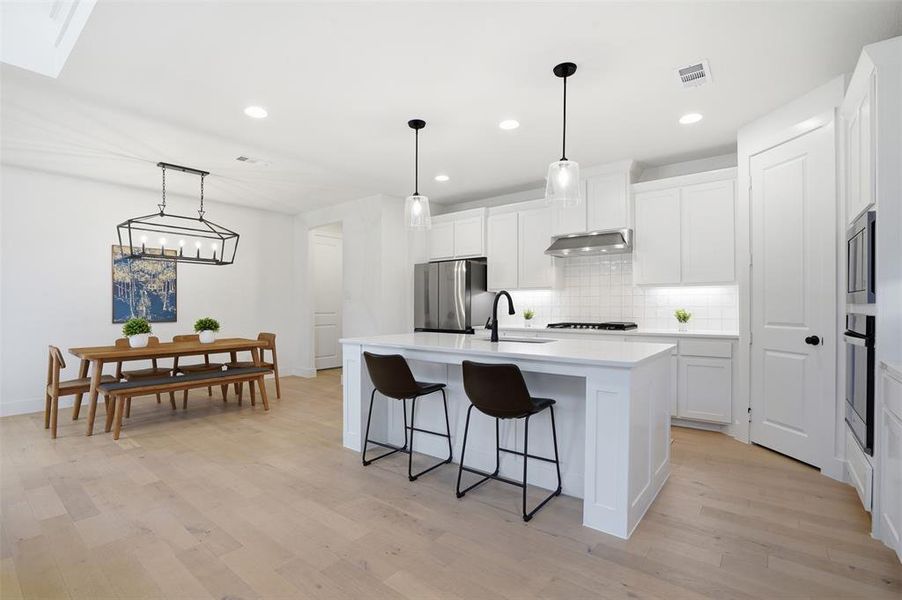 Furnished interior view inside a new home in Ventana, Fort Worth (Image 18).
