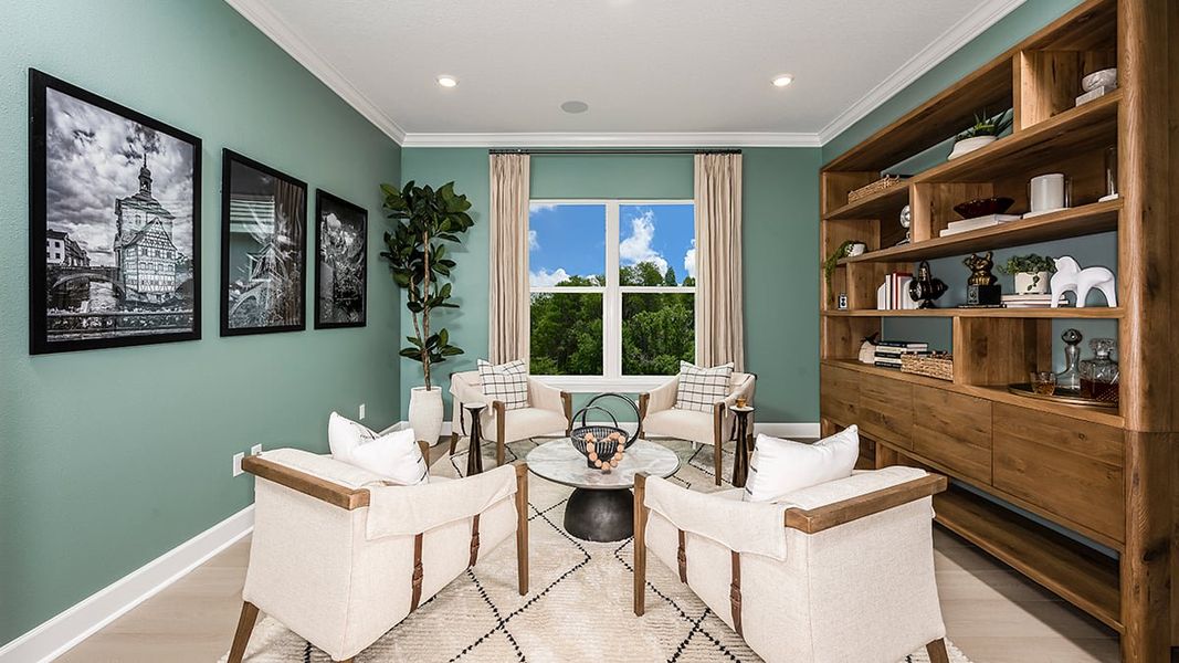 Representative furnished interior of a home built from the Pallazio by Taylor Morrison in Astor Creek Golf and Country Club, Port St. Lucie (Image 11).