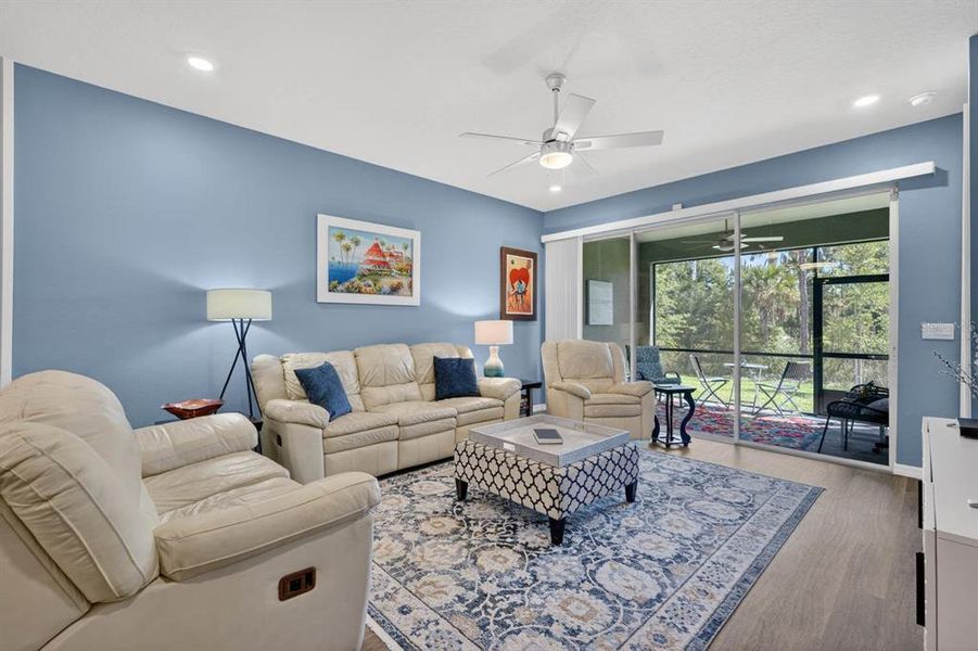 Furnished interior view inside a new home in Halifax Plantation Villas, Ormond Beach (Image 8).