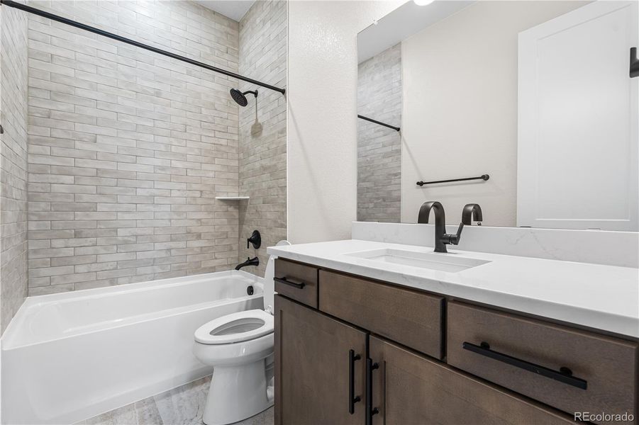 Furnished interior view inside a new home in Retreat at The Canyons, Castle Pines (Image 7).
