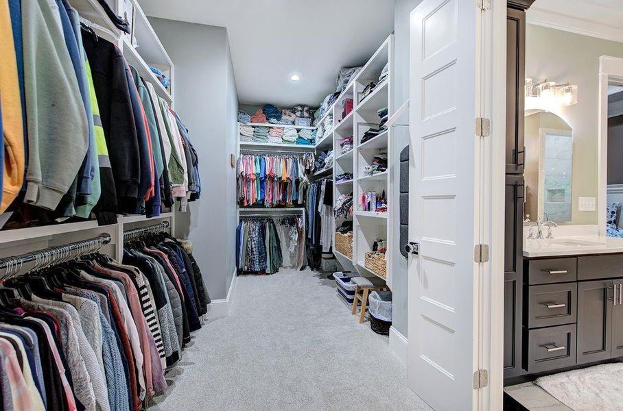 Furnished interior view inside a new home in , Cartersville (Image 40).