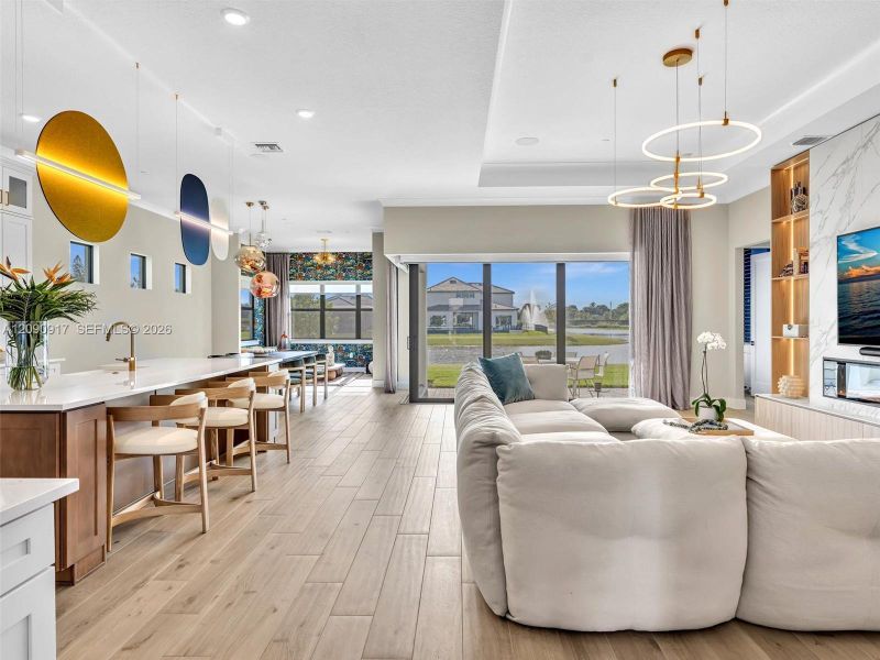 Furnished interior view inside a new home in , Davie (Image 14).