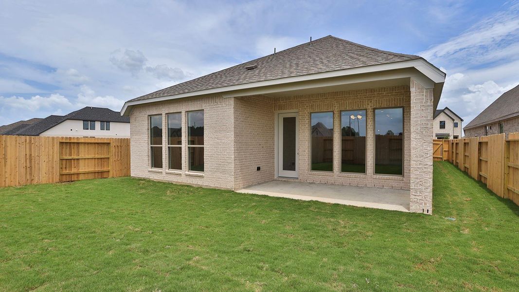 Exterior details and patio area of a home in Everly, Hockley (Image 2). Exterior details and patio area of a home in Everly, Hockley (Image 2).