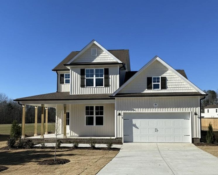 Representative exterior photo of a completed home built from the Furyk by RiverWILD Homes in Alton Fields, Coats, NC (Image 29). Representative exterior photo of a completed home built from the Furyk by RiverWILD Homes in Alton Fields, Coats, NC (Image 29).
